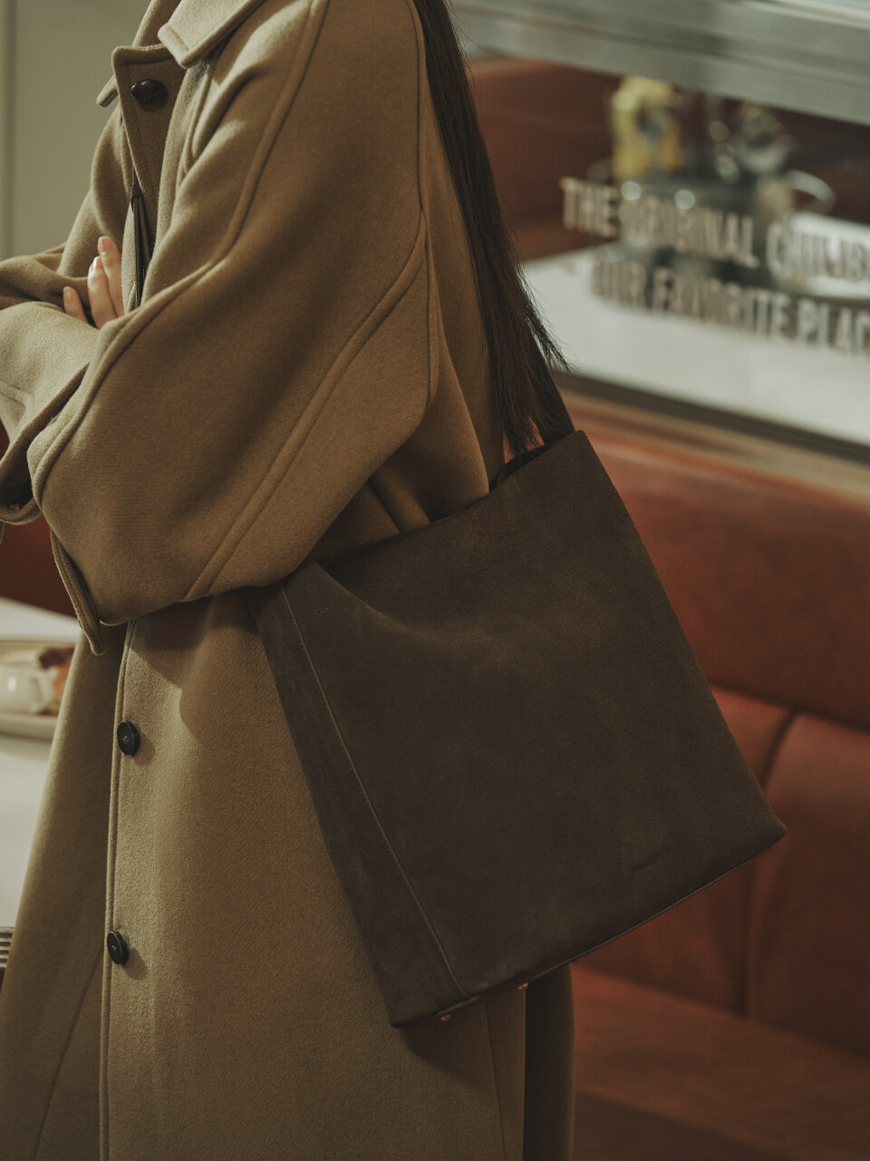 Atelier de LUMEN [Exclusive] Epoque Grand Bag_Khaki Brown
