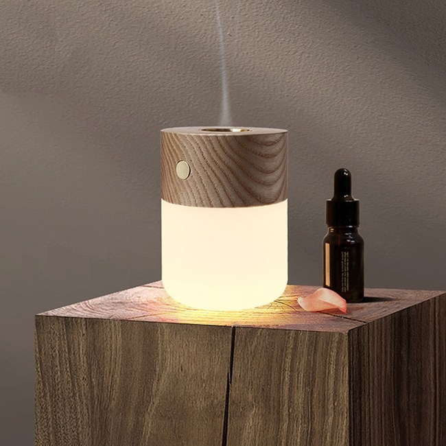 充電式助眠香薰小夜燈 無水香氛機擴香儀