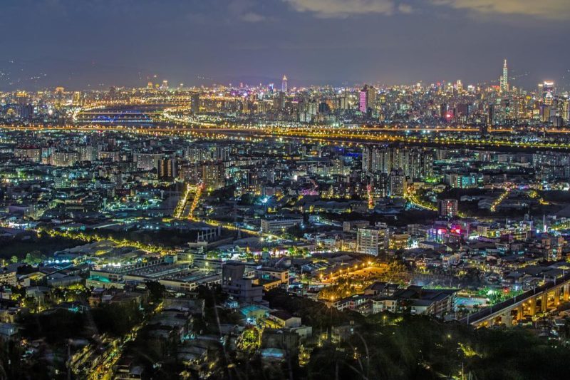 新北夜景 樹林大同山觀景臺