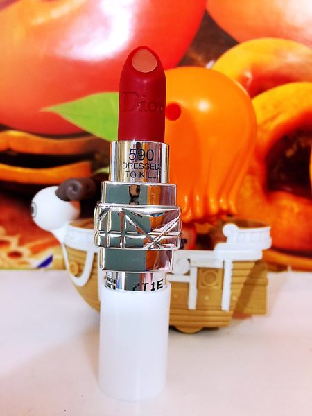 Dior 迪奧 藍星炫色唇膏雙頭試用版 3.5g #590 全新 色號: 590【全新百貨專櫃正貨】☆