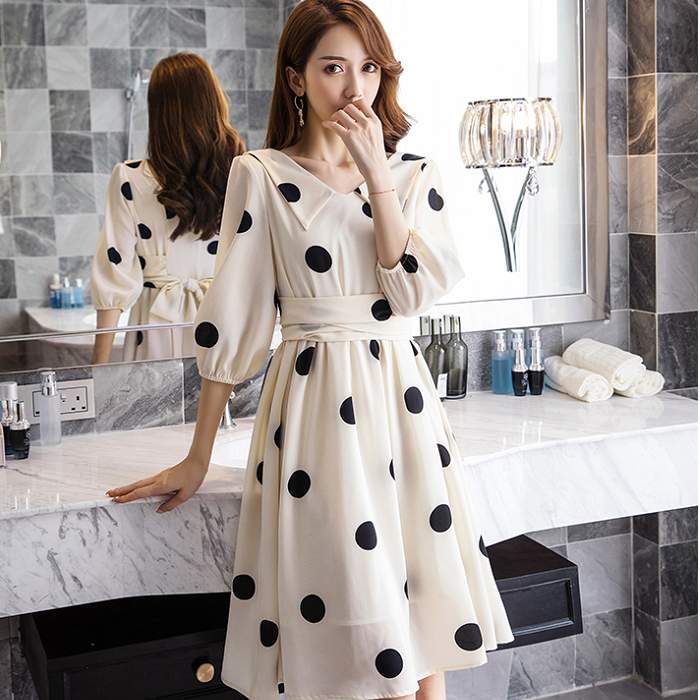 98899-QF #中大尺碼 #中尺碼 #洋裝 #婚宴 #尾牙 #酒會 #謝師宴 #韓系洋裝