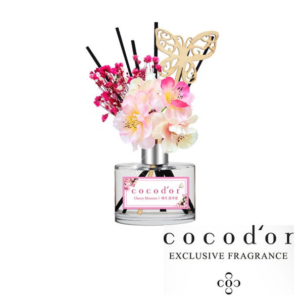 韓國 cocod'or 春季蝶舞櫻花限定款室內擴香瓶 櫻花款(200ml)【美日多多】