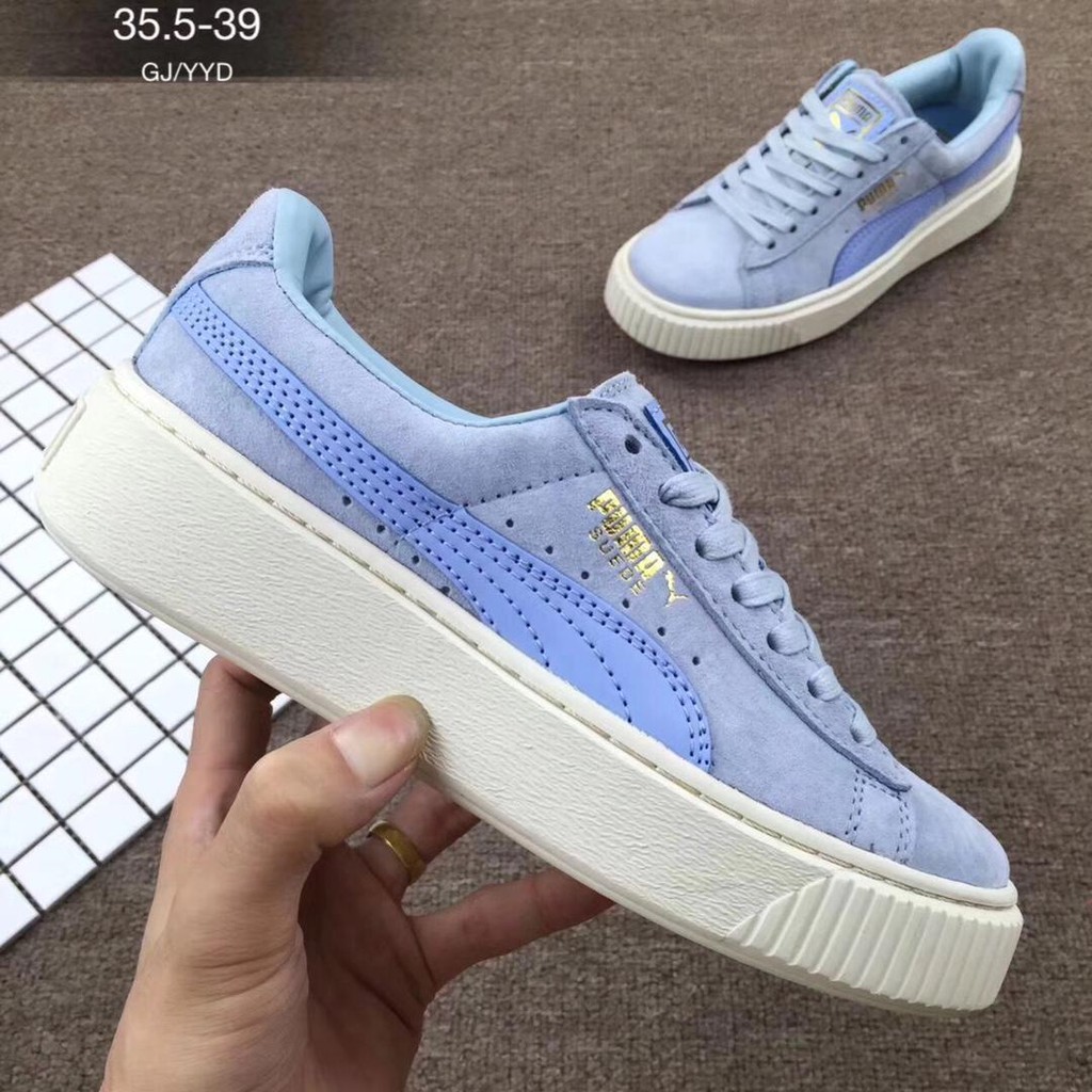 【台灣熱銷】彪馬Puma Suede Platform Trace 蕾哈娜厚底四代休閑鞋 運動鞋 籃球鞋 慢跑鞋 情侶鞋