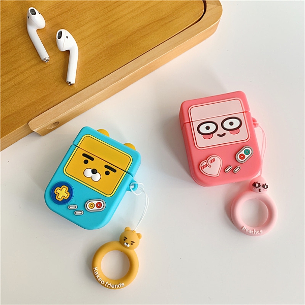 Airpods 1/2代 專用 台灣發貨 [ 萊恩遊戲機 ] 藍芽耳機保護套 蘋果無線耳機保護
