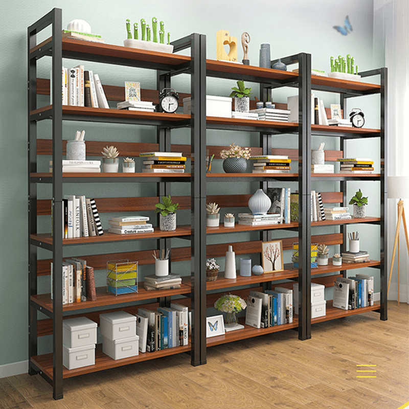 超耐重加大落地置物架，厚實板材，承重力強，採加固鋼架，穩固書架整體結構，不易斷裂、搖晃，分層收納，大容量儲物，可組合擺放，節約空間，腳墊封邊避免刮傷地板，細膩平滑封邊不刮手，時尚木紋面，精緻美觀，多款