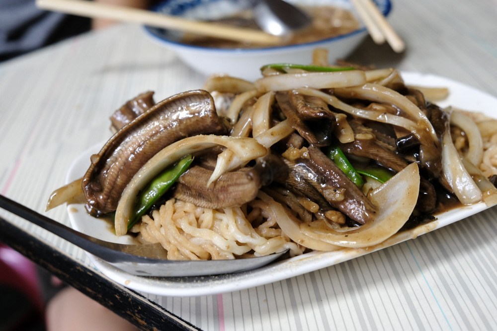 進福炒鱔魚意麵羹, 台南鱔魚意麵, 進福鱔魚意麵菜單, 台南炒鱔魚, 台南府前路美食, 台南中西區美食