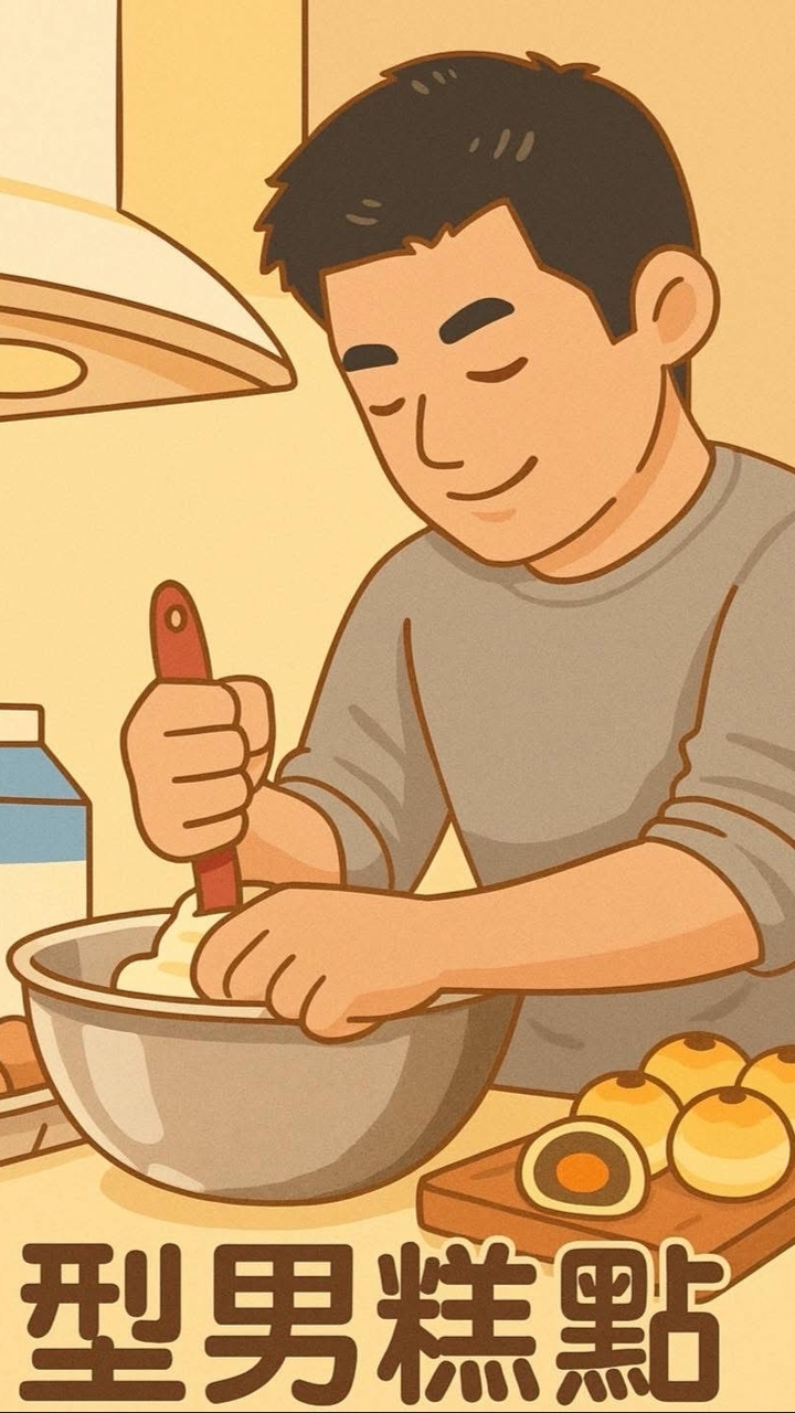 型男糕點