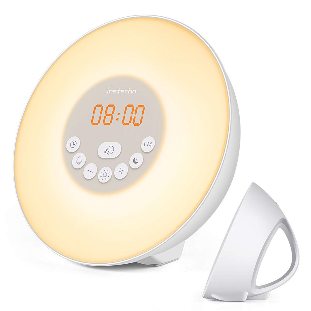 數字時鐘 instecho Sunrise Alarm Clock, Digital Clock, Wake Up Li