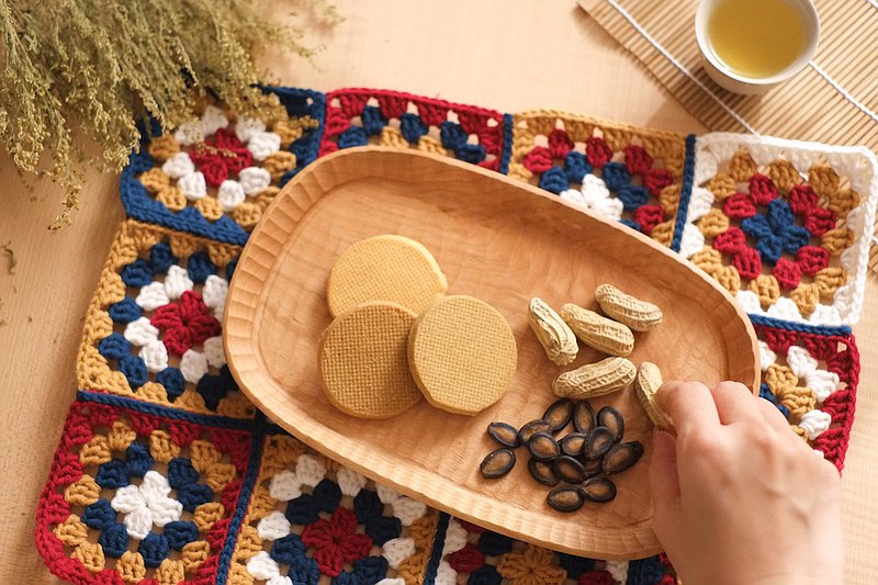 【線上】冬日和煦 毛線編織墊 / 含材料包 教學影片