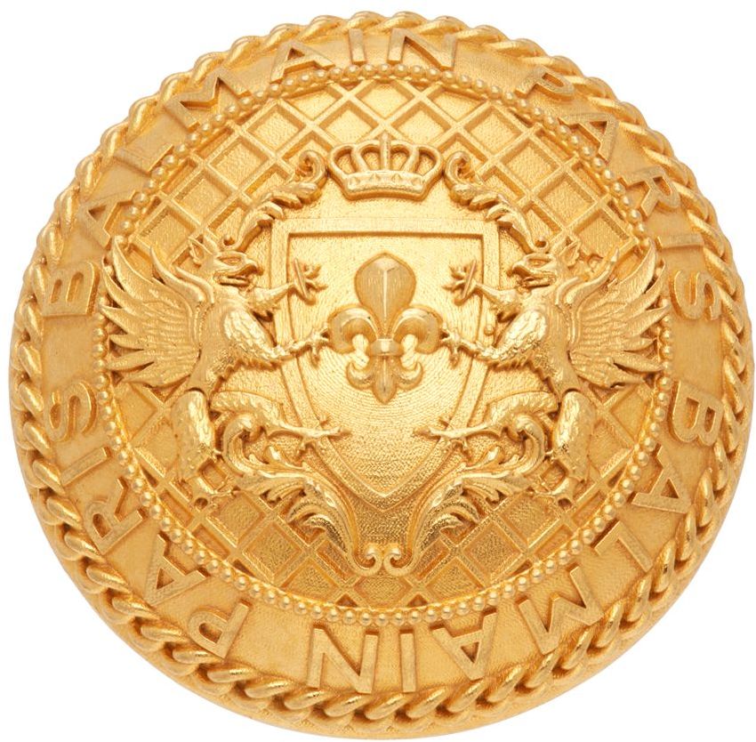 Balmain 金色 Coin 戒指