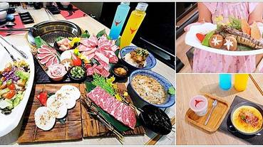 【台中燒肉】一頭牛 日式燒肉‧清酒-公益店，隱身市區的江戶風日式燒肉店，獨門烤法加上好喝清酒，燒肉的極致享受!