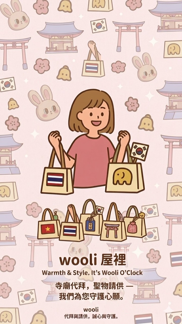 屋裡Wooli✨ 泰韓代購♥寺廟代拜｜聖物請供