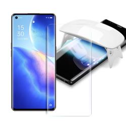 ◎滿版覆蓋猶如裸機質感|◎邊緣3D導角，完美包覆絕不刮手|◎全UV膠自動吸附不留白邊種類:手機保護貼類型:正面保護貼適用廠牌:OPPO適用系列:Reno系列適用型號:OPPOReno5Pro5G屏幕: