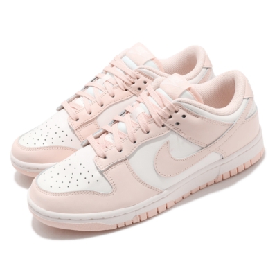 Nike 休閒鞋 Dunk Low 運動 女鞋 經典款 皮革 簡約 舒適 球鞋 穿搭 粉 白 DD1503102
