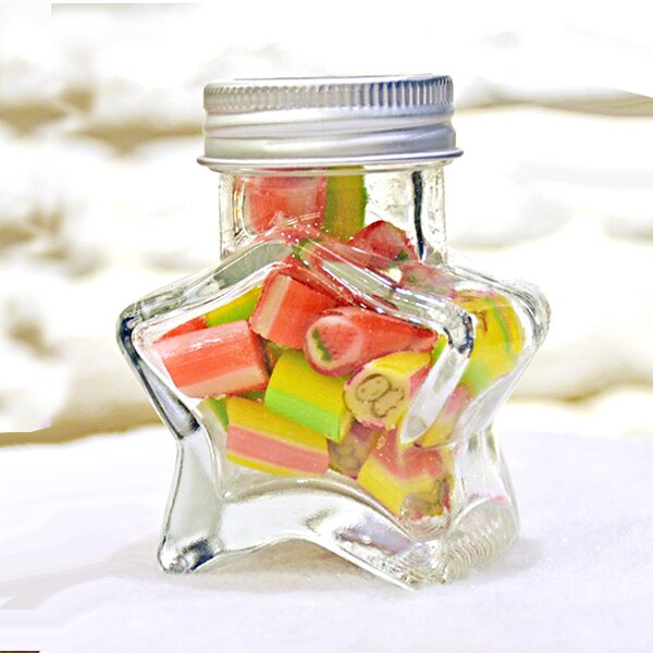 文具 星星玻璃造型儲物罐 情人節聖誔節禮物許願文創收納 醬菜瓶 干貝醬 XO醬 蝦醬瓶 果醬瓶【PMG801】收納女王