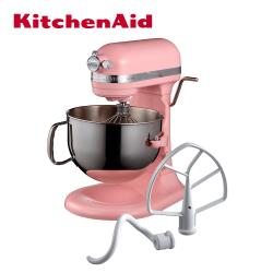 【KitchenAid】桌上型攪拌機(升降型)香檳粉 送不銹鋼冷翠咖啡壺 8/9~8/19加碼KitchenAid 百年限定料理工具5件組