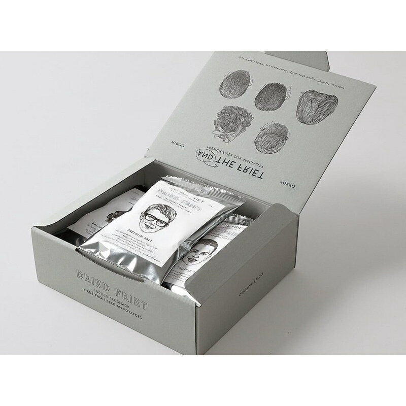 [ 預購 ]日本東京AND THE FRIET炸薯條 5種口味 黑松露鹽比利時薯條MINI包5入（25g*5）禮盒