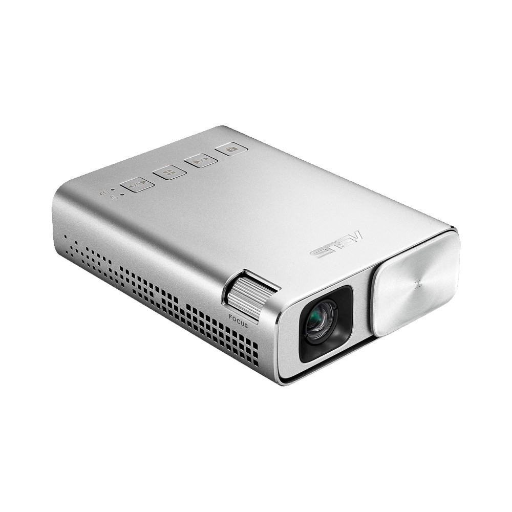 150 流明輸出結合可自動採用 FullHD 1080p 訊號源的 WVGA (854x480) 解析度投射影像範圍高達 120 吋內建 6,000mAh 電池，投影時間長達 5 小時，也可用來當作行