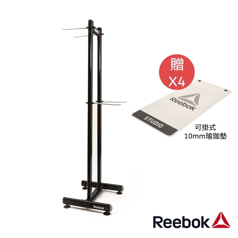 ● 懸吊式收納瑜珈墊，可保持瑜珈墊乾燥並減少異味● 最大承重約 50 kg● 易於組裝● 台灣製造產品型號：RSRK-6MT產品尺寸：約 63.5 cm x 60 cm x 211 cm產品淨重：約 