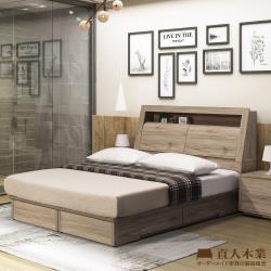 ◎堅固耐用的內在本質|◎呈現傢俱的美感|◎百分百台灣製商品品牌:日本直人居家規格:雙人加大6尺類型:組合組合說明:床頭+床底尺寸(公分):請參照商品介紹的尺寸圖風格:日式主材質:木質顏色:黃色系組裝方