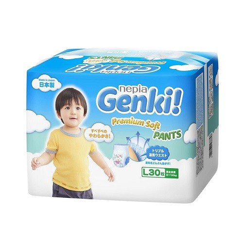 王子Genki 超柔軟褲型紙尿褲 (6包/箱入) 蝦皮24h 現貨