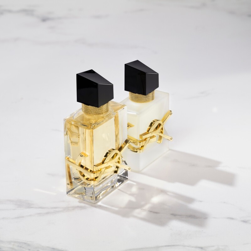 YSL自由不羈淡香精與髮香噴霧。