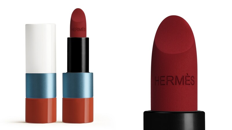 Hermes愛馬仕ROUGE HERMÈ 2022秋冬限量唇膏(#76 Rouge Cinabre朱砂紅)3.5g，NT2,600
