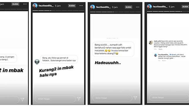 Fauzi Baadila Merasa Dilecehkan Karena Sering Terima Dm Genit