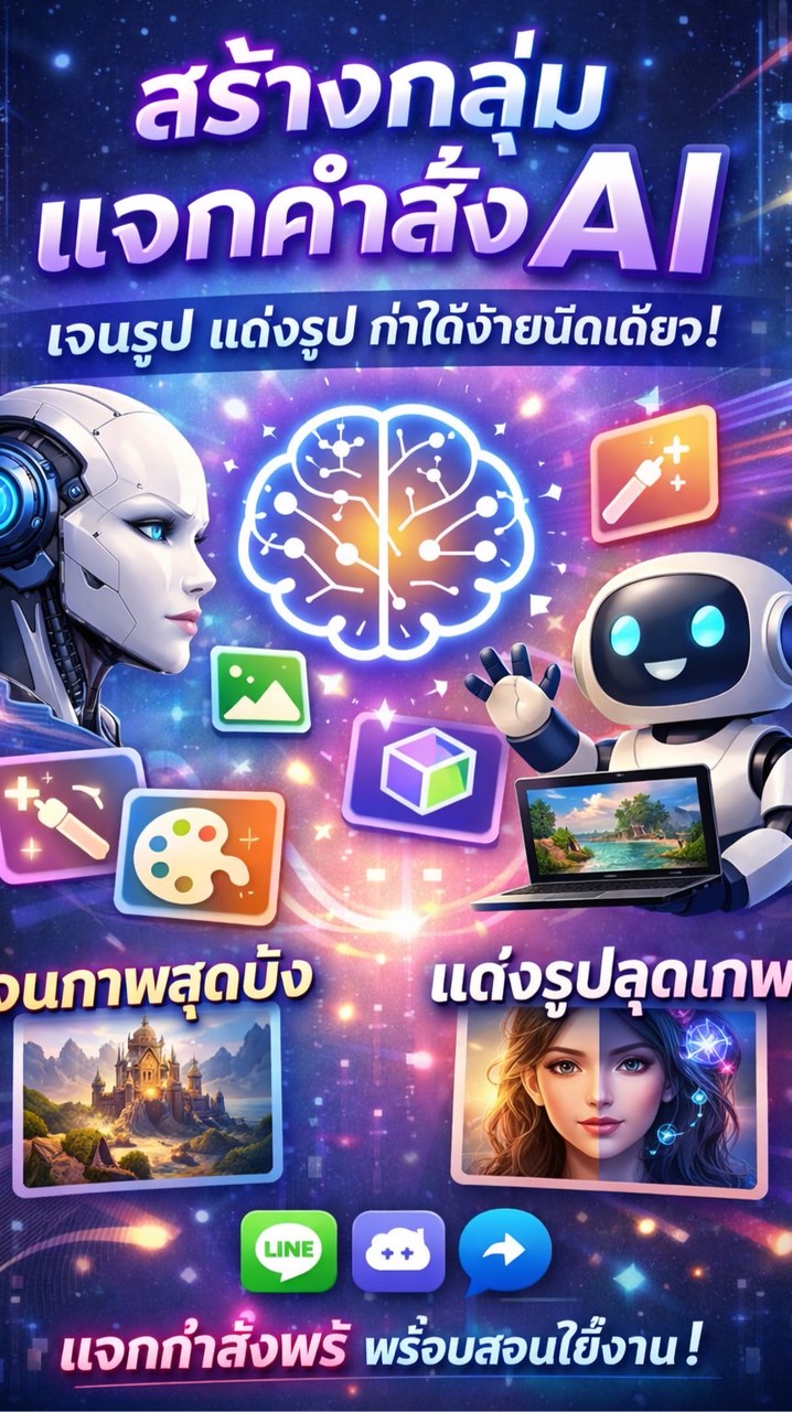 กลุ่ม คำสั่งprompt 🧚🏻‍♀️🪽