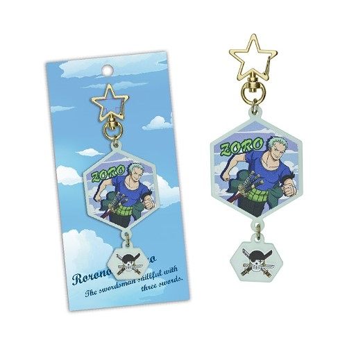 【8月新品】鑰匙圈(垂墜式壓克力)-航海王A款(索隆)
