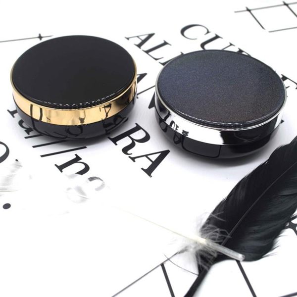 diy氣墊盒 經典黑色星辰米老鼠氣墊空盒子氣墊空殼替換芯 自制diy粉撲氣墊盒【快速出貨】