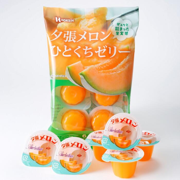 北辰Foods Sherberlious 夕張哈密瓜一口果凍 6個 果凍日本必買 | 日本樂天熱銷