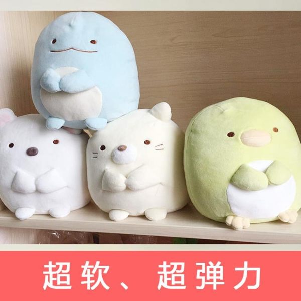 全館83折超軟羽絨棉抱枕角落生物公仔玩偶超彈力超軟san-x角落生物