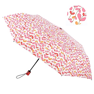 清新印花傘布設計，素雅質感佳不只遮光更沁涼，降溫防曬超有感