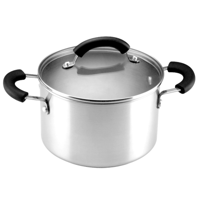 最實用的容量家戶必備令人驚喜的輕量化鍋身新型CCSS不鏽鋼複合金鏡面雅緻鍋身加厚鍋底適用於所有爐具專業廚師級鉚接技術