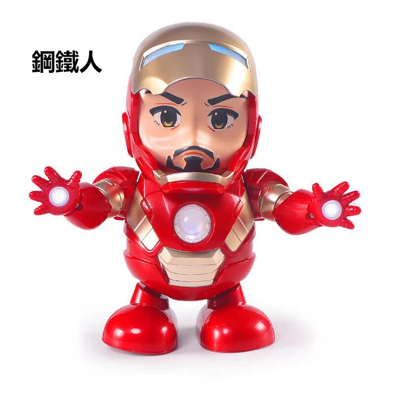 川劇變臉 雪寶 鋼鐵俠 會跳舞的機器人 發光蜘蛛人 蜘蛛人 美國隊長 大黃蜂 女鋼鐵人(小辣椒) 薩諾斯