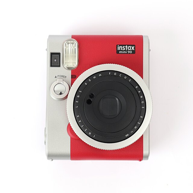 instax mini90富士拍立得相機 紅色- Norns 平輸保固一年 Fujifilm 富士恆昶旗艦機 99購物節