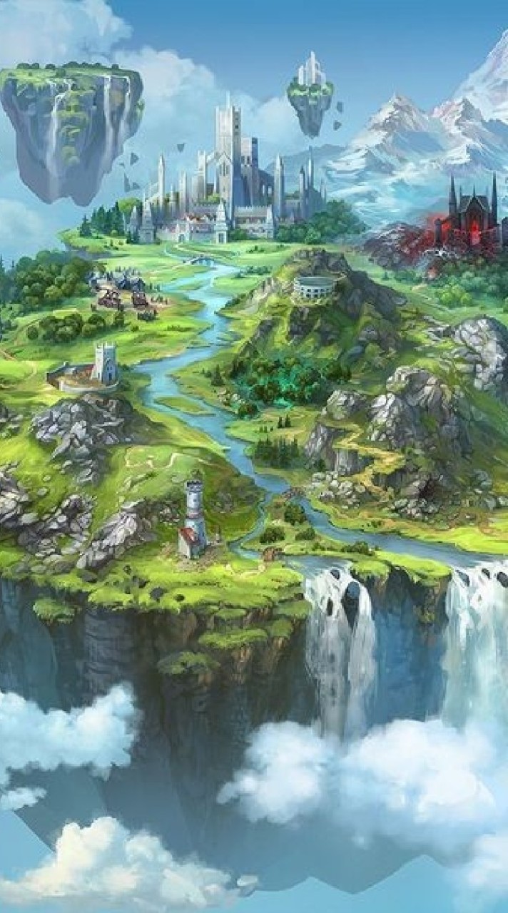 The floating island of eternity[oc]