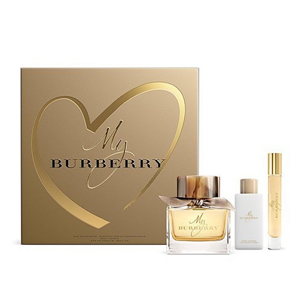 Burberry My Burberry 女性淡香精 禮盒 (90ml+7.5ml+身體乳75ml)【七三七香水精品坊】