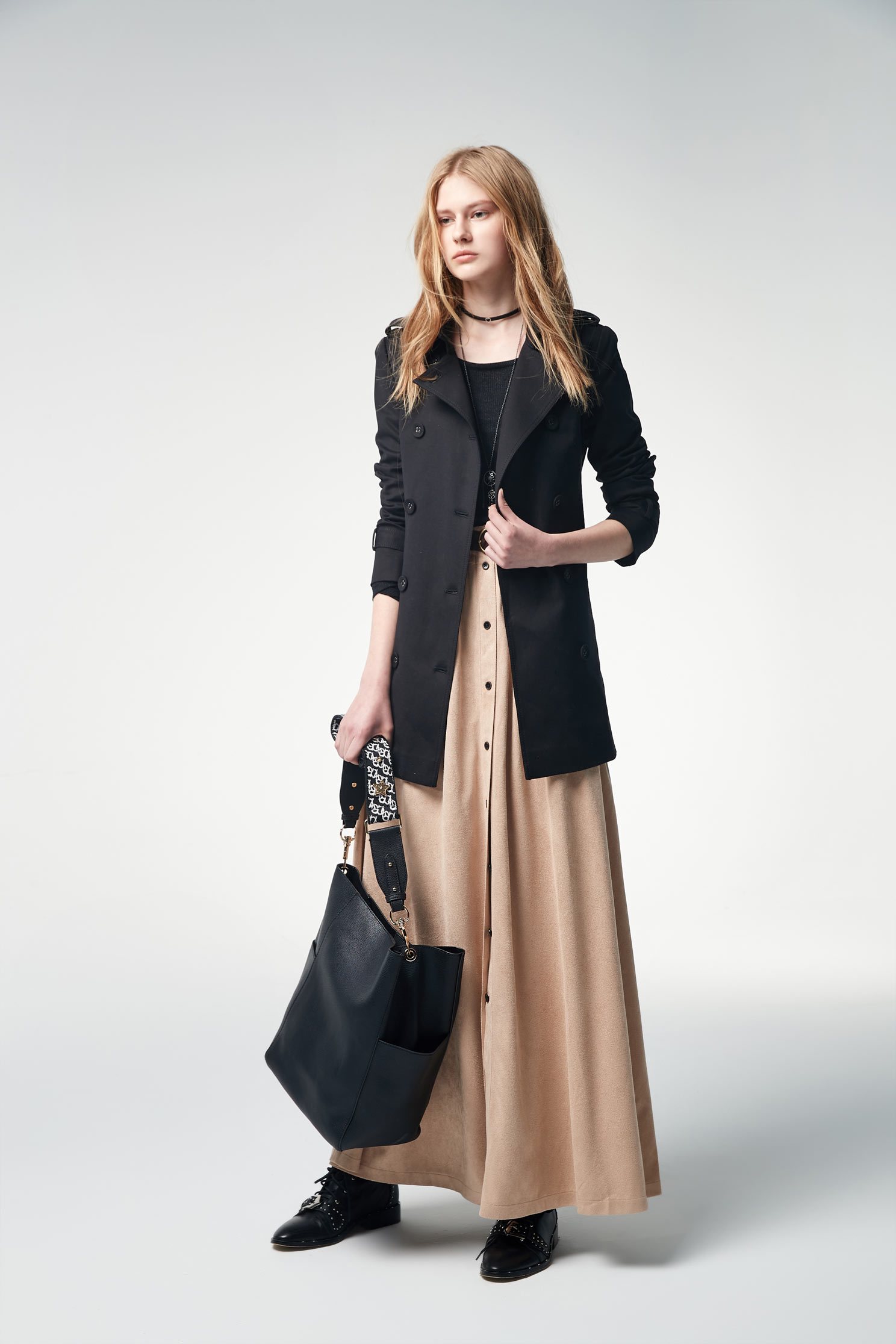 基本款風衣外套