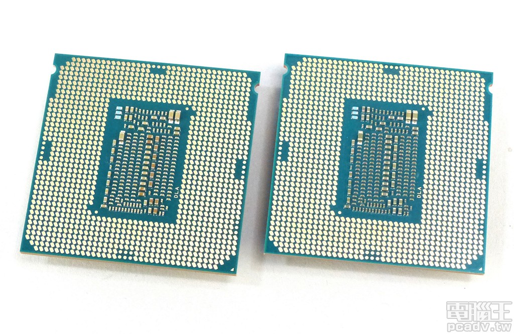 ▲ Core i9-9900KS 與 Core i9-9900K 雙方 LGA1151 金屬觸點以及 MLCC 積層陶瓷電容數量與位置均相同。