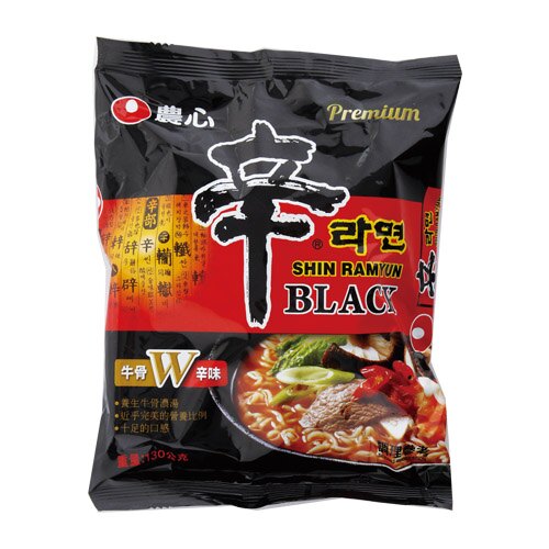 農心頂級辛拉麵牛骨雪濃湯味130g【愛買】