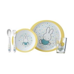 荷蘭 Mepal 兒童餐具5件組-繽紛米菲兔