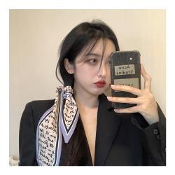 ◎尺寸(約)：草寫字母10x81.5/千鳥格字母6x91.5cm|◎|◎品牌:HANA梨花品牌定位:流行品牌款式:髮帶材質:絲巾顏色:白色系,米色系,紫色系,黑色系流行元素:印花/彩繪出口地:韓國品牌