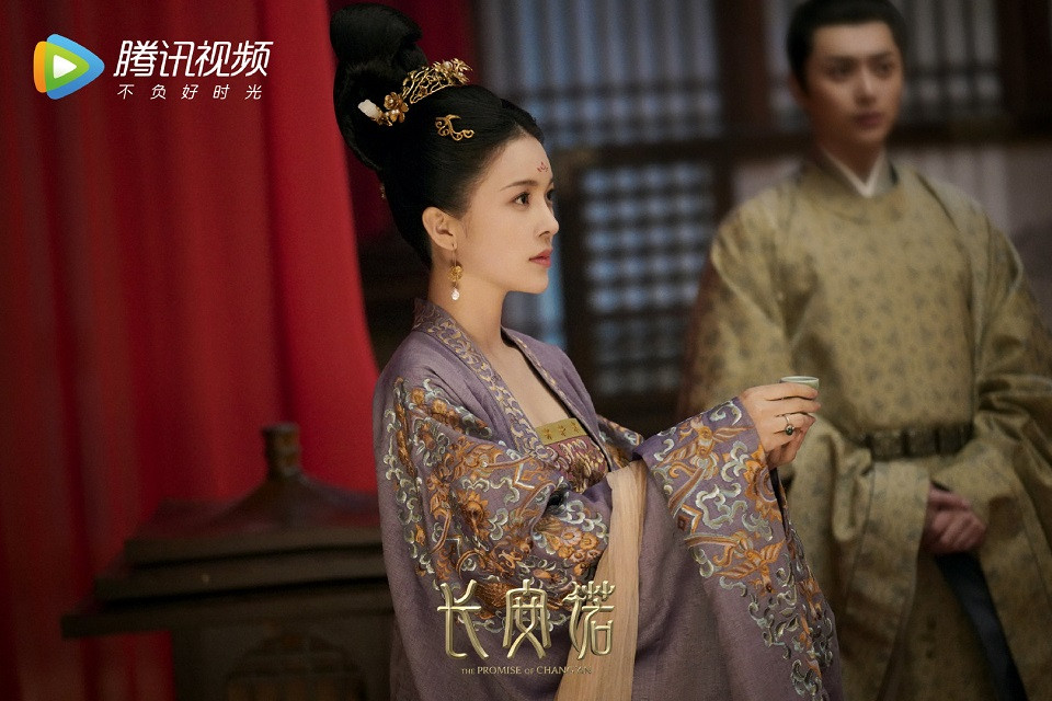 古裝劇《長安諾》后宮娘娘1：趙櫻子 飾演 賀蘭茗玉