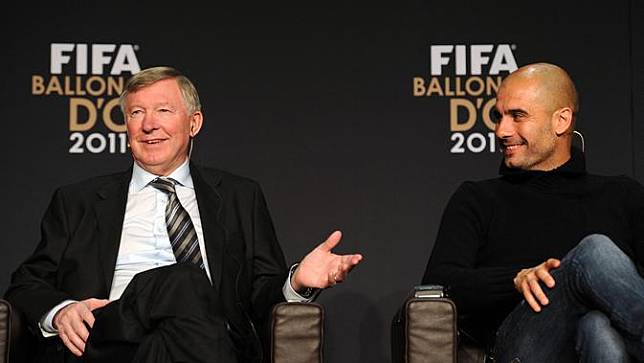 Sir Alex Ferguson dan Pep Guardiola