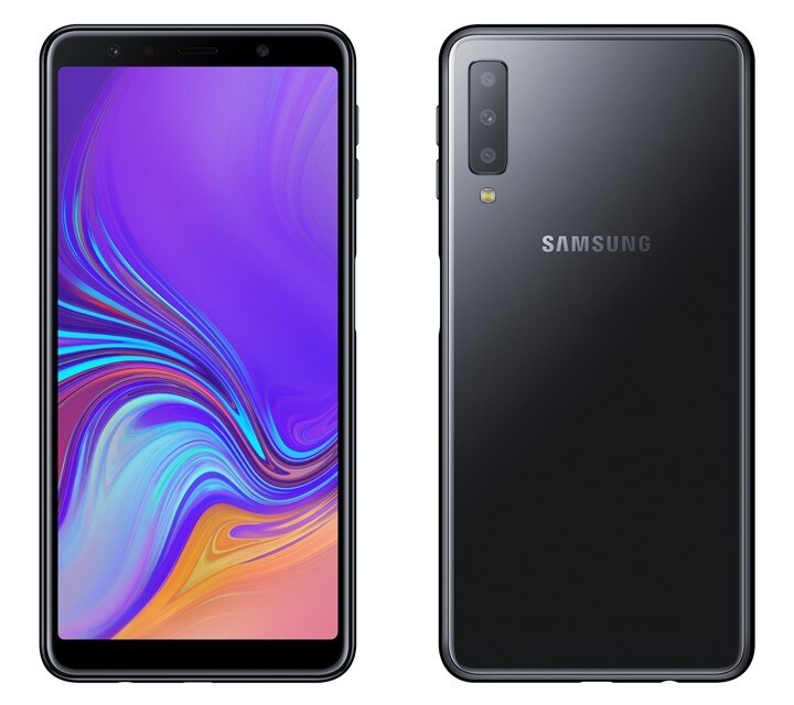 Samsung Galaxy A7--三鏡頭再折2000在送三星手握拍(免運費快速到貨)