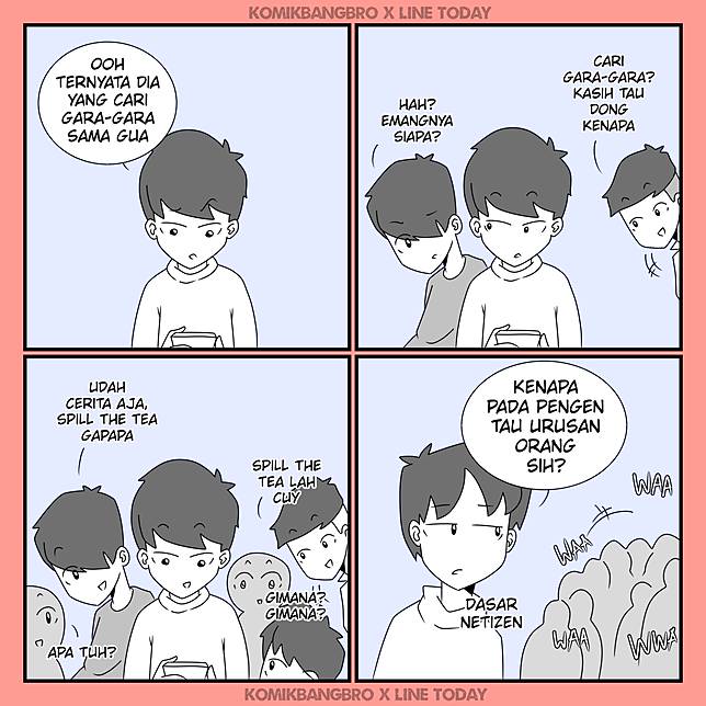 Kata Gaul Spill The Tea Viral Dari Meme Bergambar Katak Komikbangbro Line Today