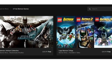 總值約2000元、6款遊戲免費下載！9/26日前領取《蝙蝠俠：阿卡漢》三部曲 x《樂高蝙蝠俠》三部曲