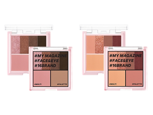 韓國 16brand~迷你雜誌眼影腮紅盤(8.5g) 款式可選【D085749】，還有更多的日韓美妝、海外保養品、零食都在小三美日，現在購買立即出貨給您。